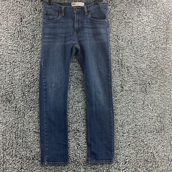 Levis 510 Skinny Leg Jeans Comfort Stretch Denim Blue Jrs 16 Reg Womens 28 X 28 - Picture 1 of 10